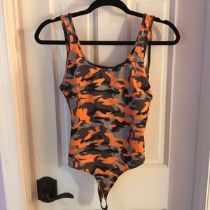 Camo bodysuit